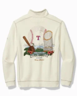 Tommy Bahama 2023 MLB® World Series™ Tobago Bay Half-Zip Sweatshirt- Sweatshirts