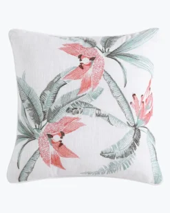 Tommy Bahama Acapulco Palms Embroidered Pillow- Pillows & Shams