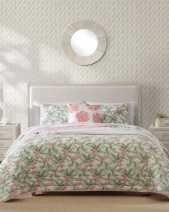 Tommy Bahama Acapulco Palms Reversible 2-Piece Twin Quilt Set- Quilts & Blankets