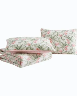 Tommy Bahama Acapulco Palms Reversible 2-Piece Twin Quilt Set- Quilts & Blankets