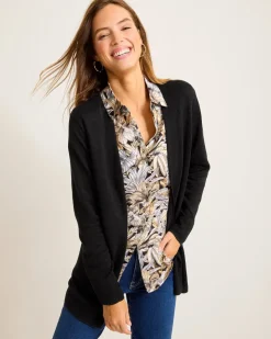 Tommy Bahama Addison Beach Linen-Blend Cardigan-Women Sweaters