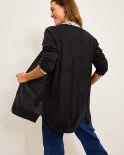 Tommy Bahama Addison Beach Linen-Blend Cardigan-Women Sweaters