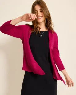 Tommy Bahama Addison Linen-Blend Cardigan-Women Sweaters