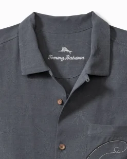 Tommy Bahama A-fish-ianado Silk Camp Shirt- Shirts