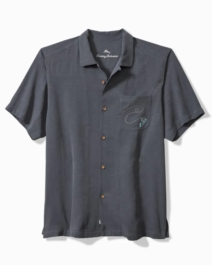 Tommy Bahama A-fish-ianado Silk Camp Shirt- Shirts