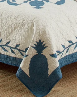 Tommy Bahama Aloha Pineapple King Quilt- Quilts & Blankets