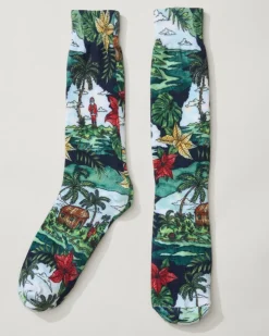 Tommy Bahama Aloho-Ho-Ho Socks- Socks