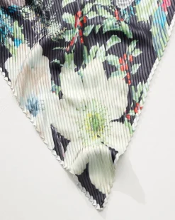 Tommy Bahama Amaryllis Pleated Diamond Scarf-Women Scarves & Wraps