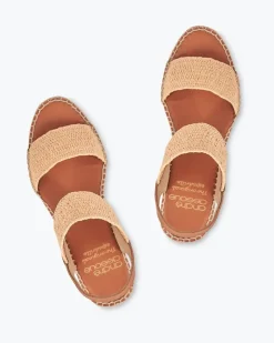 Tommy Bahama André Assous Aviana Natural Stretch-Raffia Wedges-Women Shoes & Sandals