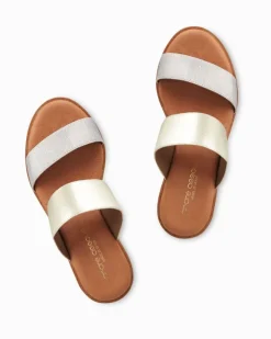 Tommy Bahama André Assous Gwenn Metallic Wedges-Women Shoes & Sandals