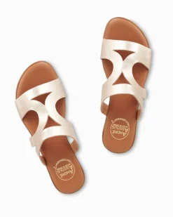 Tommy Bahama André Assous Nailea Metallic Cork Featherweights™ Sandals-Women Shoes & Sandals