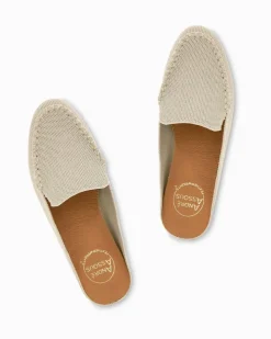 Tommy Bahama André Assous Nolah Crème Platino Knit Featherweights™ Mules-Women Shoes & Sandals