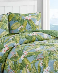 Tommy Bahama Aregada Dock 3-Piece Full/Queen Quilt Set- Quilts & Blankets