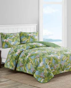 Tommy Bahama Aregada Dock 2-Piece Twin Quilt Set- Quilts & Blankets
