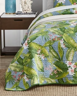 Tommy Bahama Aregada Dock 2-Piece Twin Quilt Set- Quilts & Blankets