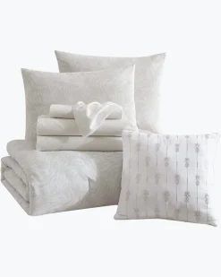 Tommy Bahama Art Of Palms 8-Piece Queen Bed Set- Comforters & Duvets