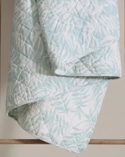 Tommy Bahama Art of Palms Reversible 3-Piece Full/Queen Quilt Set- Quilts & Blankets