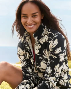 Tommy Bahama Aruba Noche Mar Full-Zip Sweatshirt-Women Loungewear|Jackets