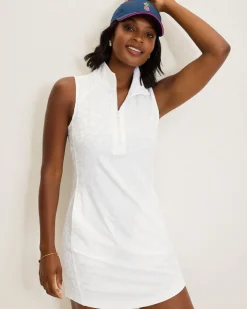 Tommy Bahama Aubrey Leopard Jacquard IslandZone® Dress-Women Dresses
