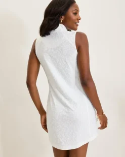 Tommy Bahama Aubrey Leopard Jacquard IslandZone® Dress-Women Dresses