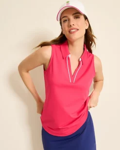 Tommy Bahama Aubrey Piped IslandZone® Polo-Women Tops & Shirts