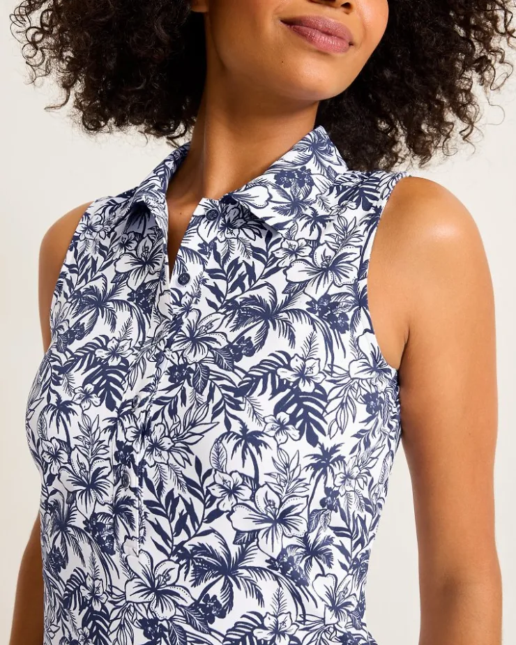 Tommy Bahama Aubrey Seaport Resort IslandZone® Polo-Women Tops & Shirts