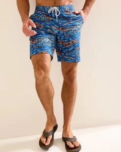 Tommy Bahama Baja Monte Rio Geo 9-Inch Boardshorts- Swim & Boardshorts