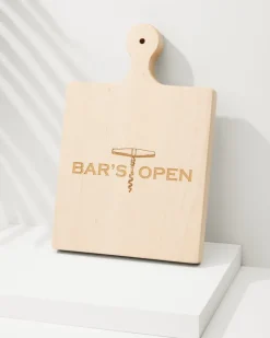 Tommy Bahama Bar's Open Artisan Maple Wood Board- Drinkware & Bar