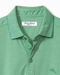 Tommy Bahama Bay Stripe IslandZone® Polo- Polos|Shirts