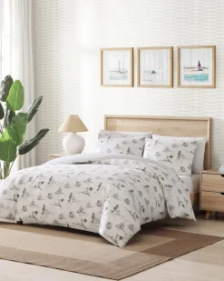 Tommy Bahama Beach Club 3-Piece Full/Queen Comforter Set- Comforters & Duvets