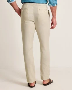 Tommy Bahama Beach Coast Linen-Blend Elastic-Waist Pants- Pants & Chinos