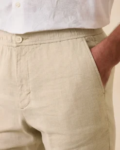 Tommy Bahama Beach Coast Linen-Blend Elastic-Waist Pants- Pants & Chinos