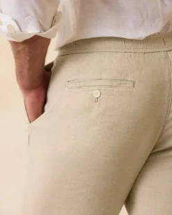 Tommy Bahama Beach Coast Linen-Blend Elastic-Waist Pants- Pants & Chinos