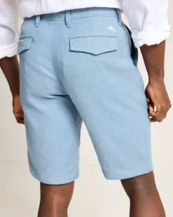 Tommy Bahama Beach Coast Linen-Blend Flat-Front 12-Inch Shorts- Shorts