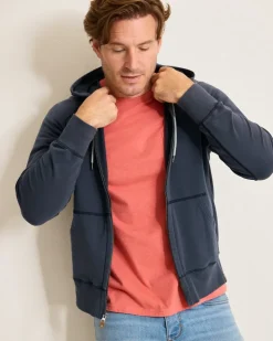 Tommy Bahama Ben & Terry Full-Zip Sweatshirt- Loungewear & Pajamas|Sweatshirts