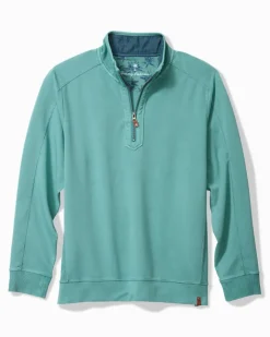 Tommy Bahama Ben & Terry Half-Zip Sweatshirt- Loungewear & Pajamas|Sweatshirts
