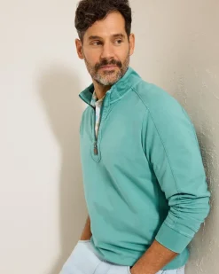 Tommy Bahama Ben & Terry Half-Zip Sweatshirt- Loungewear & Pajamas|Sweatshirts