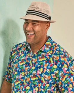 Tommy Bahama Berle Packable Braid Hat- Hats & Caps