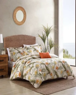 Tommy Bahama Birds of Paradise 5-Piece King Comforter Set- Comforters & Duvets