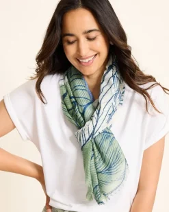 Tommy Bahama Block Bouquet Wrap Scarf-Women Scarves & Wraps