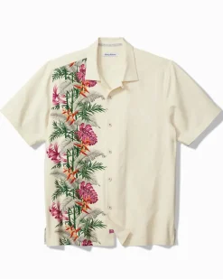 Tommy Bahama Bloom Terrace Silk Camp Shirt- Shirts