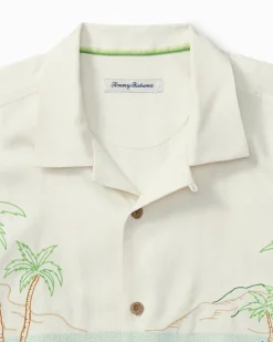 Tommy Bahama Bloom With a View Silk Camp Shirt- Shirts