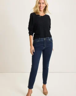Tommy Bahama Boracay® Indigo Tux High-Rise Ankle Jeans-Women Pants & Crops|Jeans