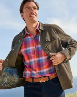 Tommy Bahama Boulder Ridge Suede Shirt Jacket- Jackets & Outerwear|Shirts