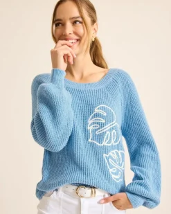 Tommy Bahama Breezy Beach Crew Sweater-Women Sweaters