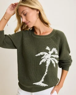 Tommy Bahama Breezy Palm Crew Pullover-Women Sweaters