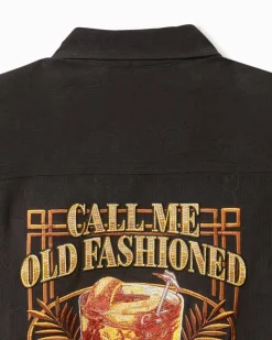 Tommy Bahama Call Me Old Fashioned Silk Camp Shirt- Shirts