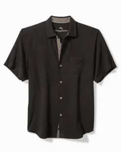 Tommy Bahama Call Me Old Fashioned Silk Camp Shirt- Shirts