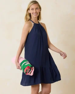 Tommy Bahama Calypso Crepe Coverup Dress-Women Beach Coverups|Dresses