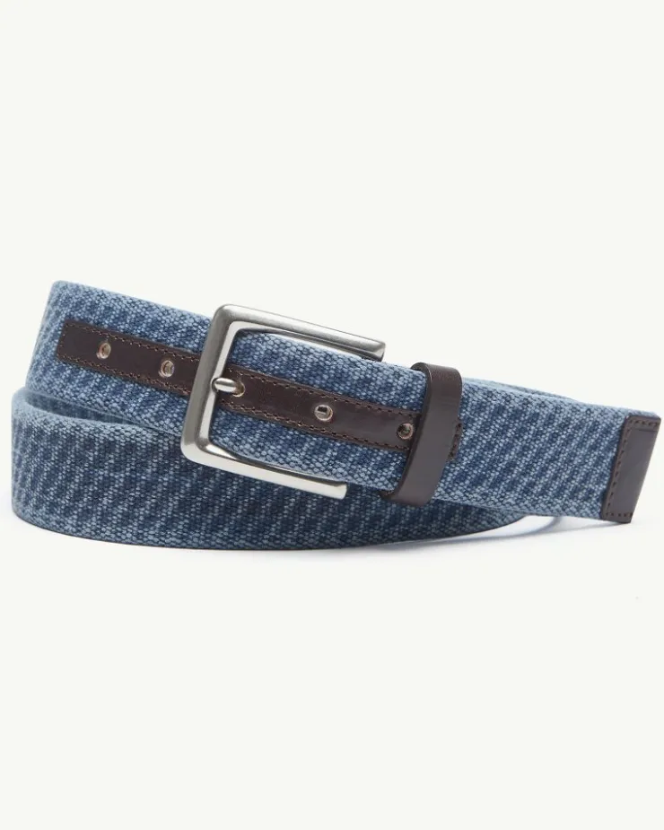 Tommy Bahama Canvas Webbed Belt- Belts